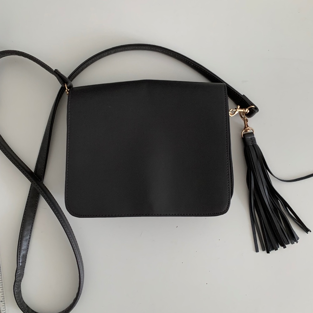 Grey Purse with Adjustable Shoulder Strap
